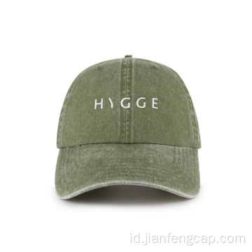 Topi Ayah Pewarna pigmen topi dicuci Logo khusus
